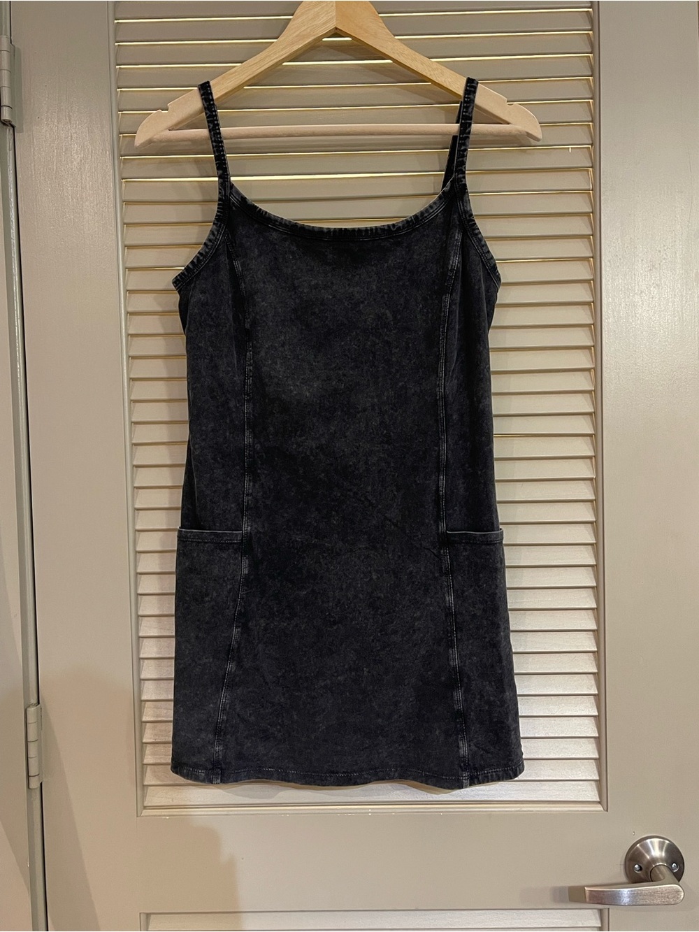 Sundry Black Dress With Shorts Underneath
